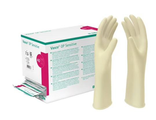 Guanti Vasco OP SENSITIVE Gr7.0 steri Lat 40 paia