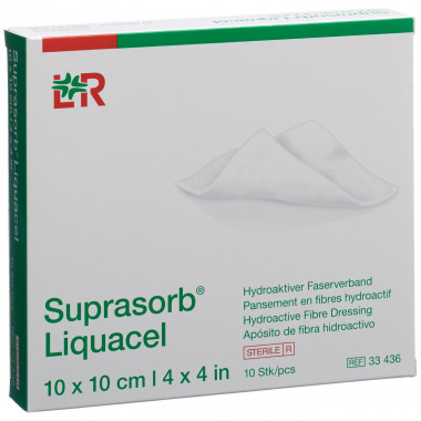 Suprasorb Liquacel 10x10cm 10 Stück