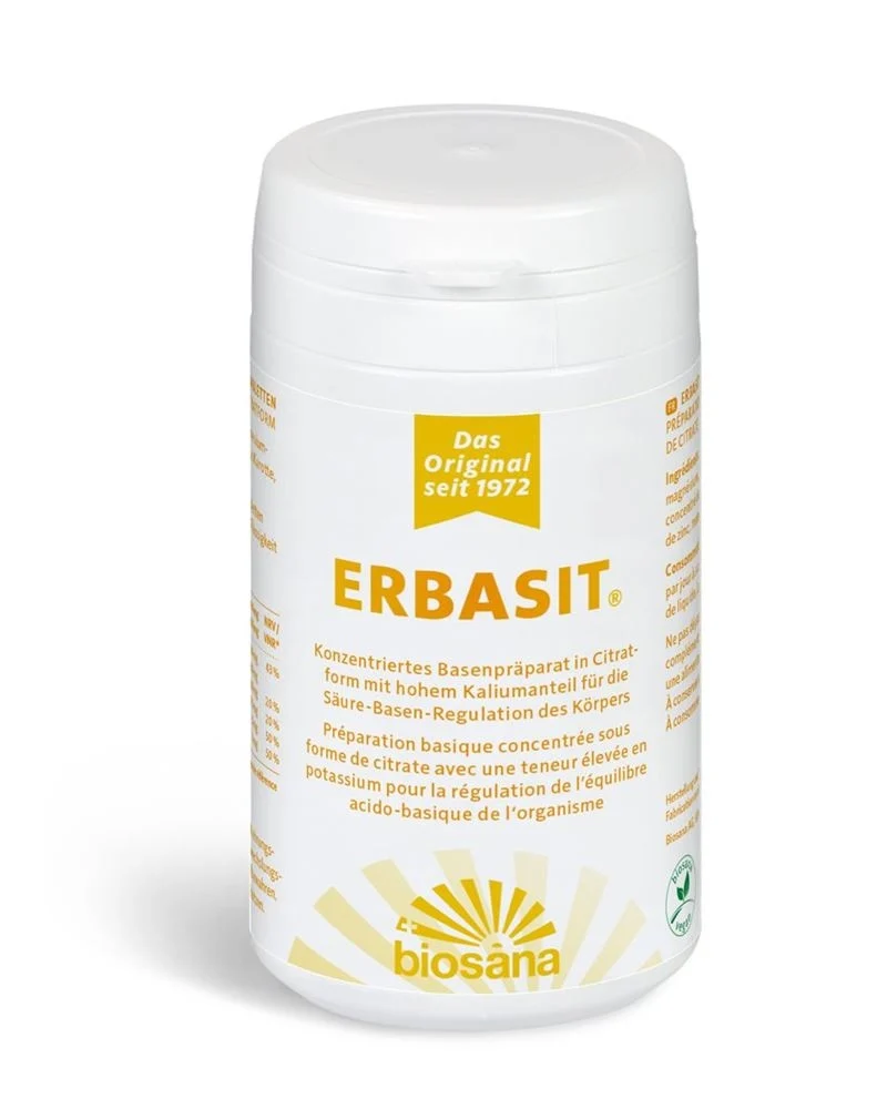 ERBASIT konz Preparazione di base Compresse Ds 120 pezzi