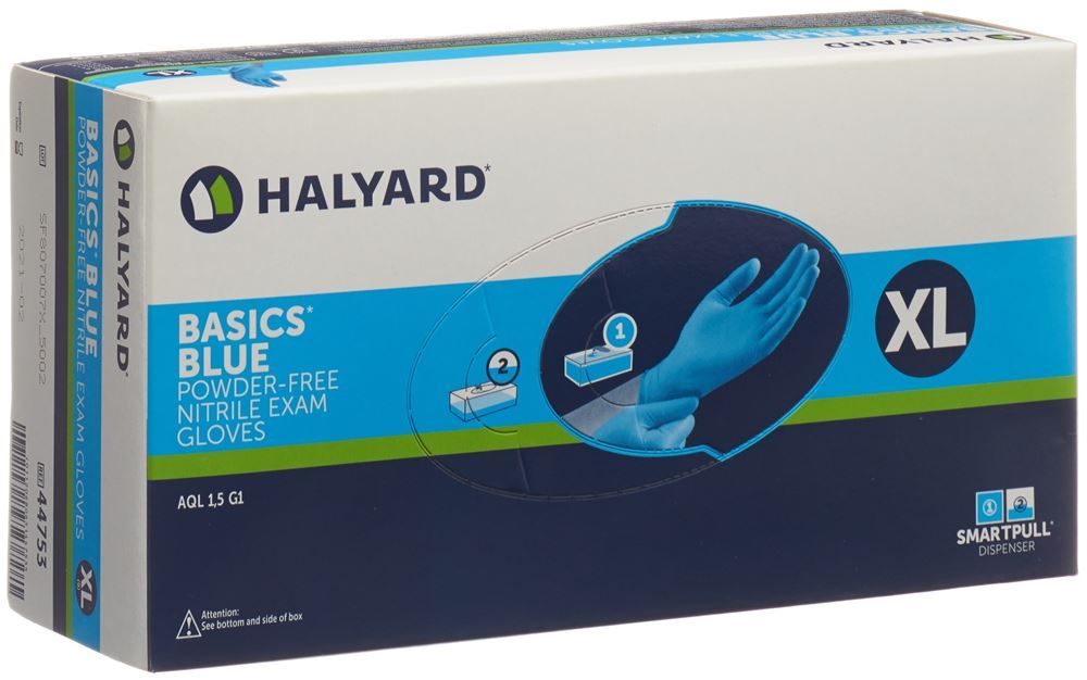 HALYARD UHS XL Nitrile Basic blu 170 pezzi