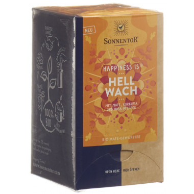Sonnentor La felicità è Hellwach Tè Btl Btl 18 pezzi
