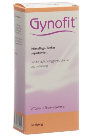 Gynofit salvietta per l'igiene intima non profumata 12 pezzi