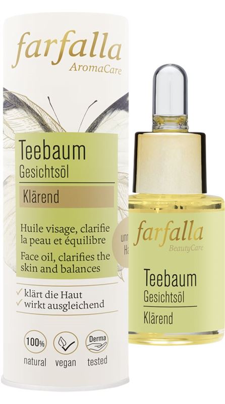 FARFALLA Olio per il viso all'albero del tè 15ml