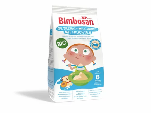 BIMBOSAN Cereali biologici Latte Porridge Frutta 300g