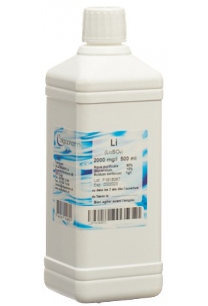 OLIGOPHARM Soluzione di litio 2000 mg/l 500ml
