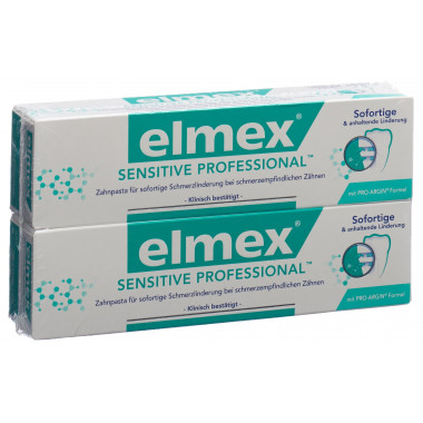 elmex SENSITIVE PROFESSIONAL Dentifricio Duo 2 x 75ml
