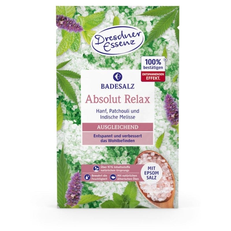 Dresdner Badesalz Absolut Relax Feel naturalmente sano 12 x 60g