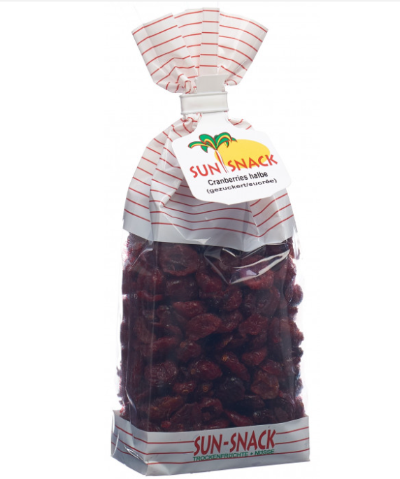 Sun Snack Mirtilli rossi con zucchero Btl 200g
