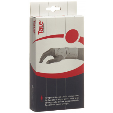 Supporto per polso TALE con stecca 35 mm 15 cm a sinistra, bianco