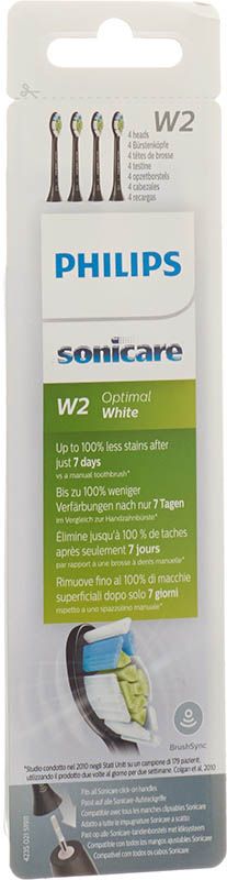 Philips Sonicare OptimalWhite bra HX6064/11 4 pezzi