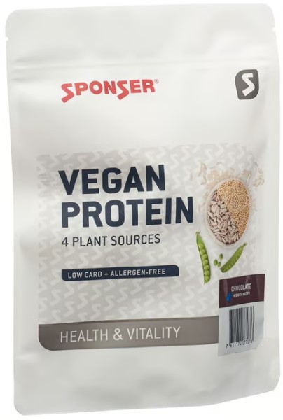 SPONSER® Proteine Vegane al Cioccolato Btl 480g