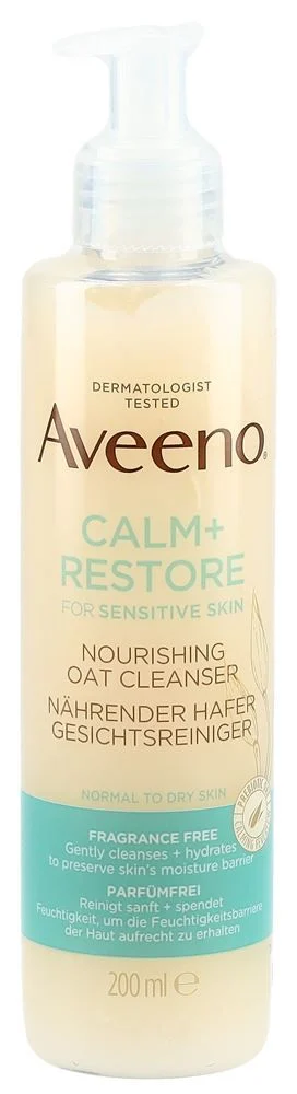 AVEENO Calm+Restore Detergente viso nutriente Haf 200ml