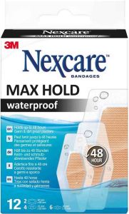 3M Nexcare MaxHold 3 misure assortite 12 pezzi