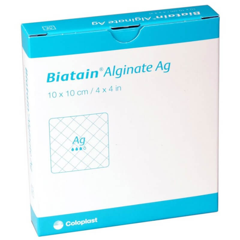 Biatain Alginato Ag 10x10cm 10 pezzi