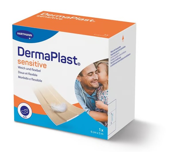 DermaPlast® Sens medicazione rapida 6cmx5m beige