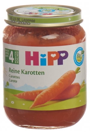 Vasetto di carote pure HiPP 125 g