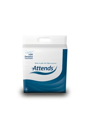 ATTENDERE cuscinetti in tessuto non tessuto Deo Plus m Superab 56 pezzi