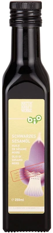NaturKraftWerke Olio di sesamo nero biologico 250 ml