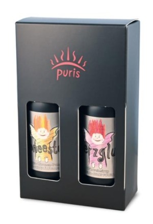 PURIS Sciroppo Geschenkk Engeli Schn/He 2x25cl 6 pezzi