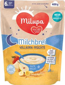 Milupa Buona Notte Frutta Integrale 6m+ 400g