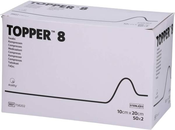 Topper 8 NW Kompr 10x20cm non sterile (n) 200 pezzi