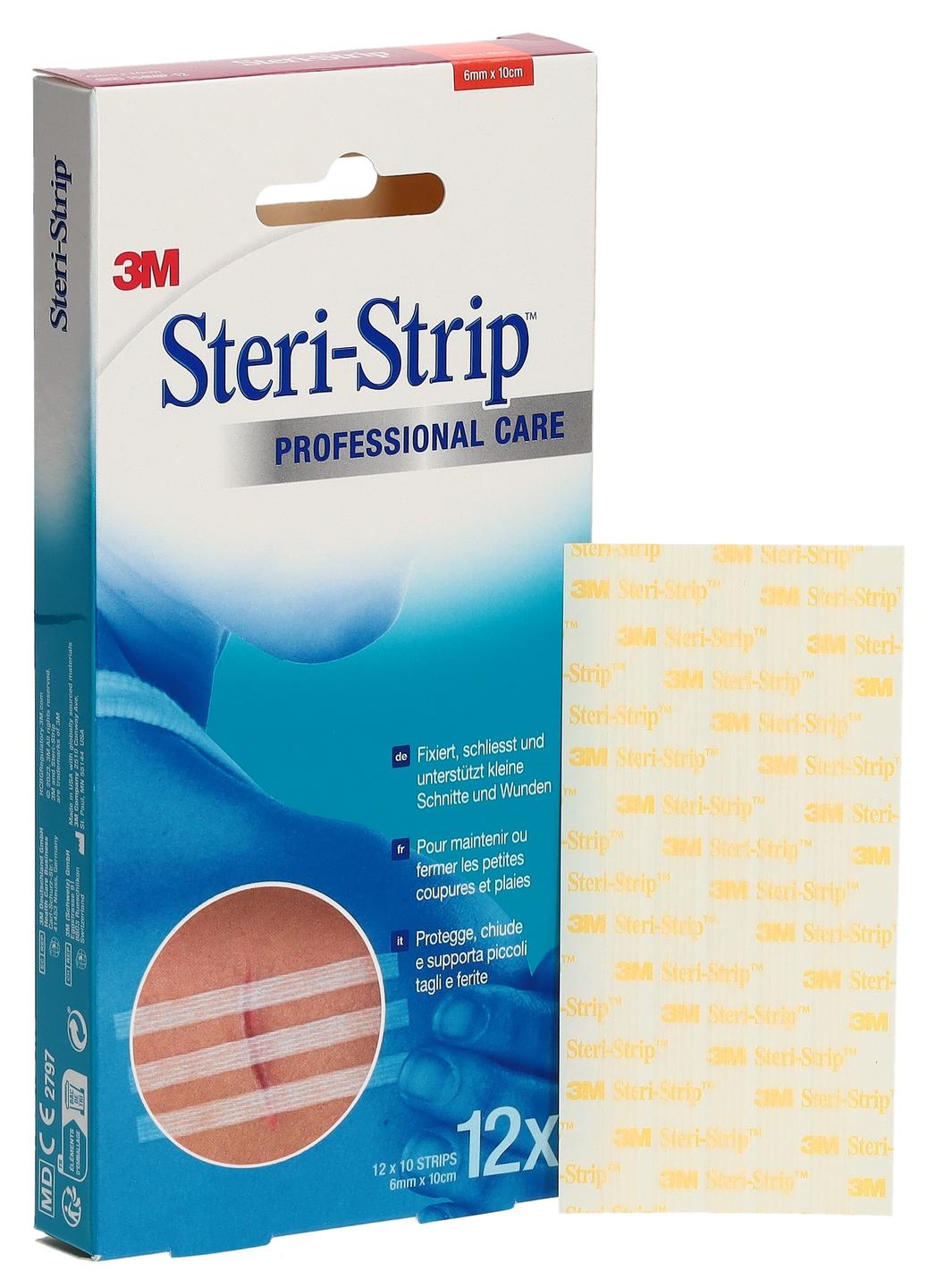 3M Steri Strip 6x100mm bianco verst 12x10
