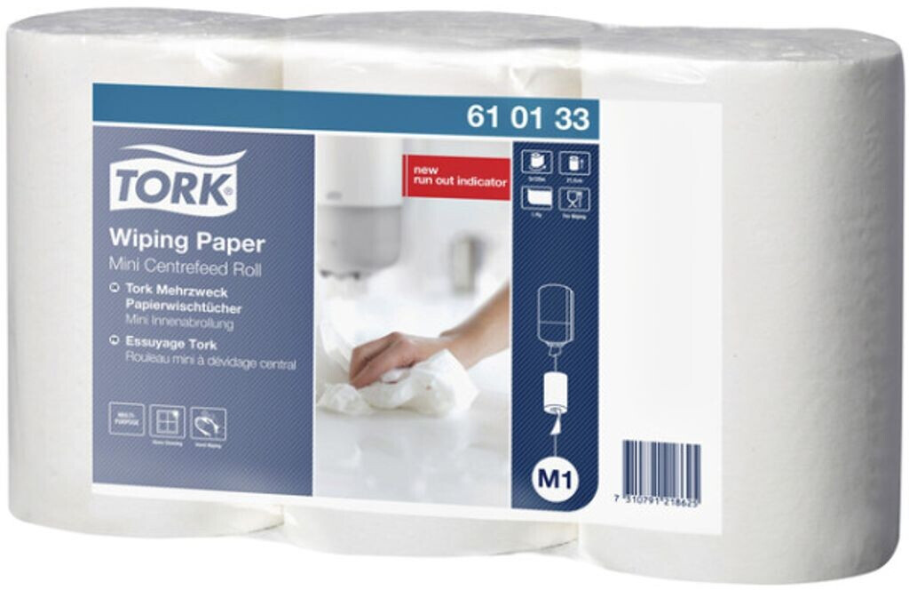 Salviette di carta Tork standard a 1 velo 3 pezzi