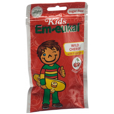 Soldan Em-eukal Kids Wild Cherry senza zucchero Btl 75g