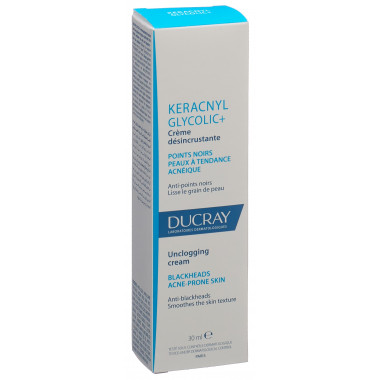 DUCRAY KERACNYL GLYCOLIC+ Crema anti-capelli neri 30ml