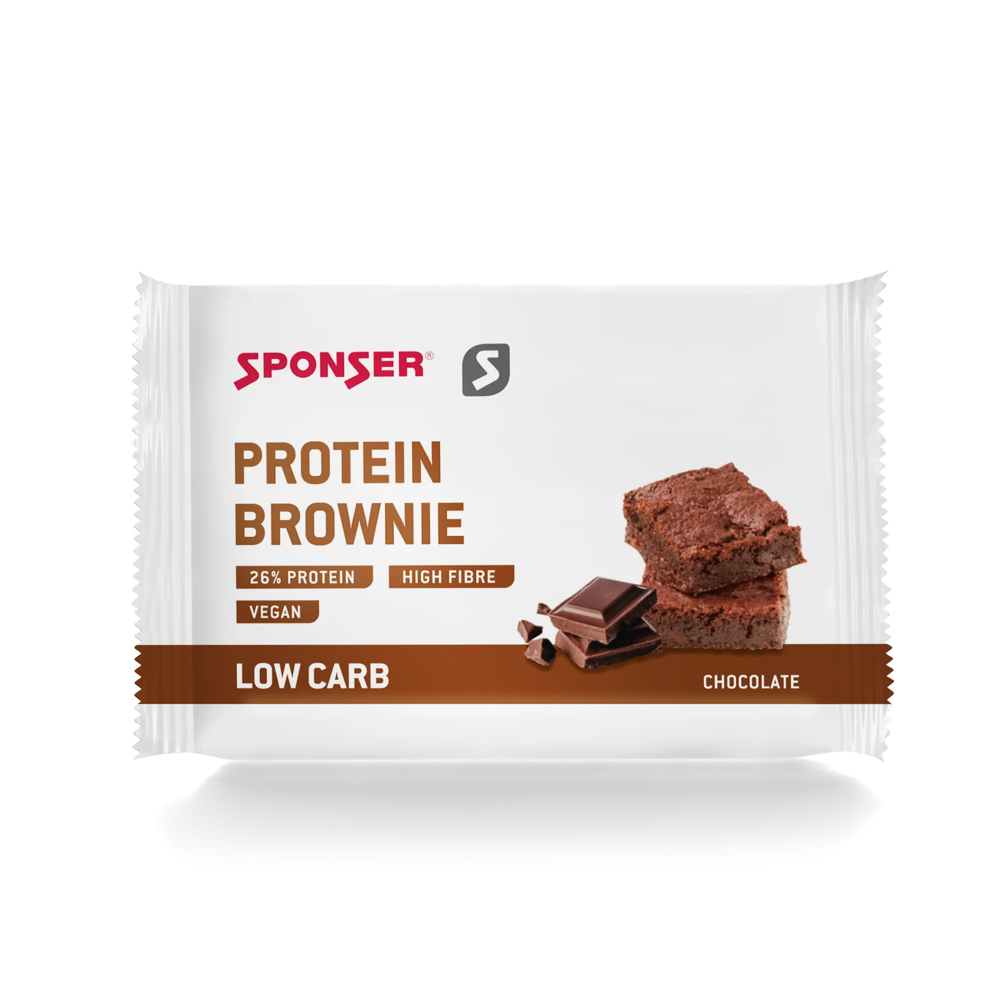 SPONSER® Brownie proteico 12 x 50g