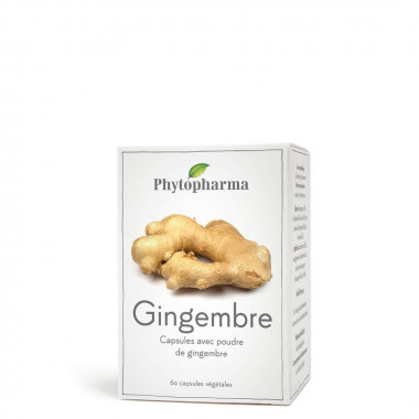 PHYTOPHARMA Ingwer Kapseln 365mg 60 Stück