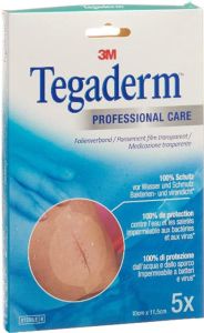 3M Tegaderm benda trasparente 10x11,5 cm ovale 5 pezzi