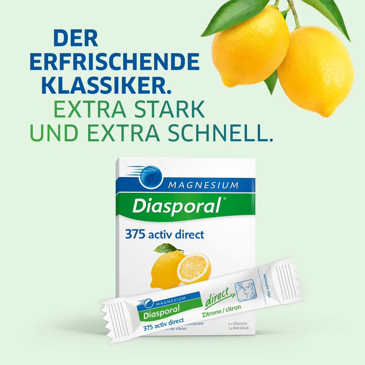 Magnesio Diasporal Activ Direct limone 20 pezzi