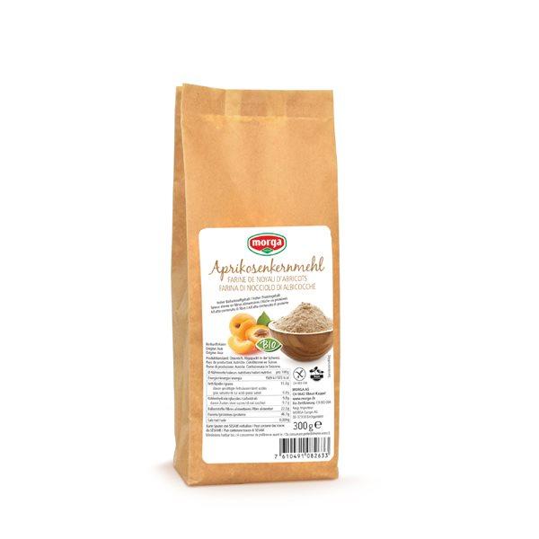 MORGA farina di noccioli di albicocca senza glutine biologica 300g