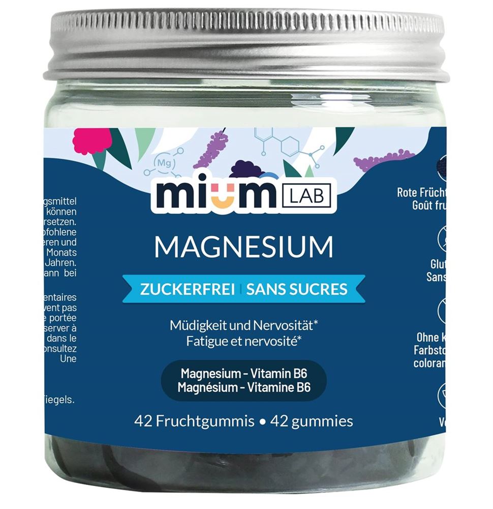 MiumLab Gomme al magnesio 42 pezzi