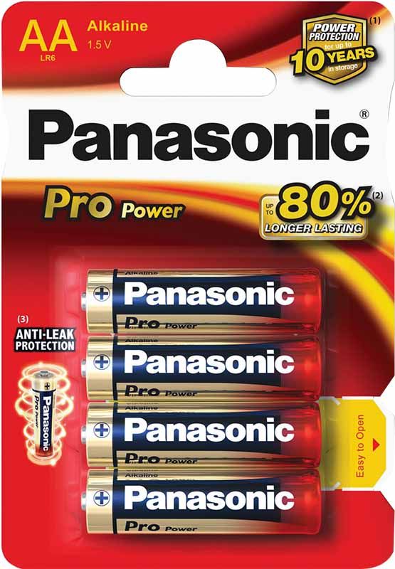 Batterie Panasonic Pro Power AA LR6 4 pezzi
