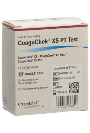COAGUCHEK XS PT strisce reattive 2 x 24 pezzi