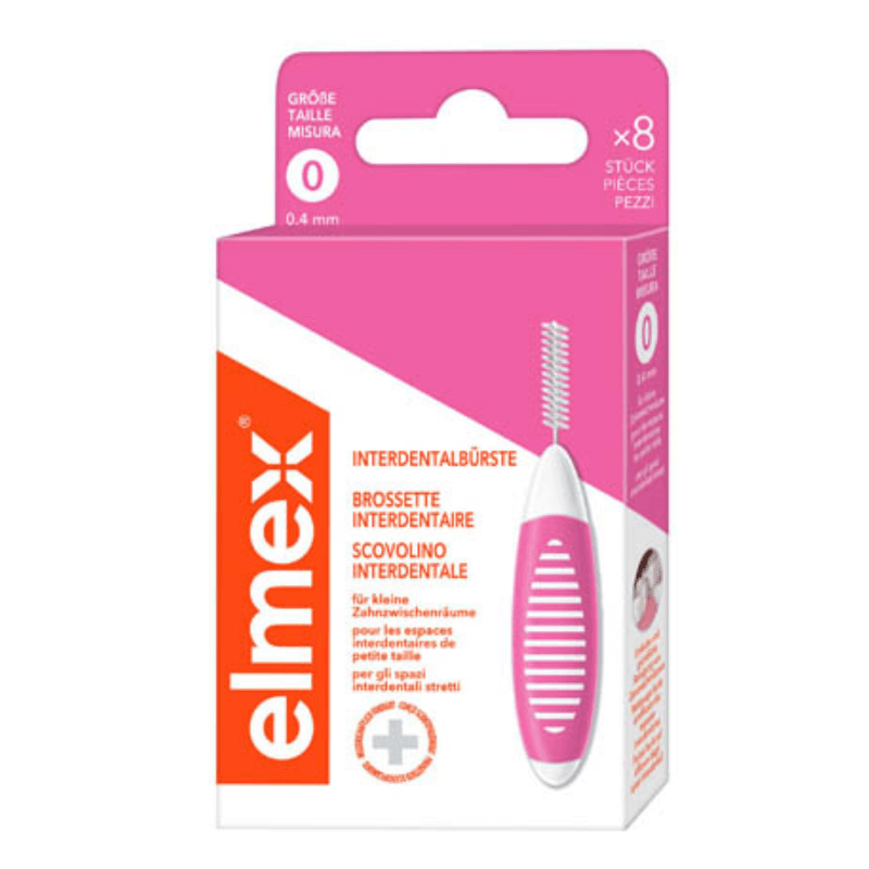 Scovolini interdentali elmex 0,4 mm rosa 8 pezzi