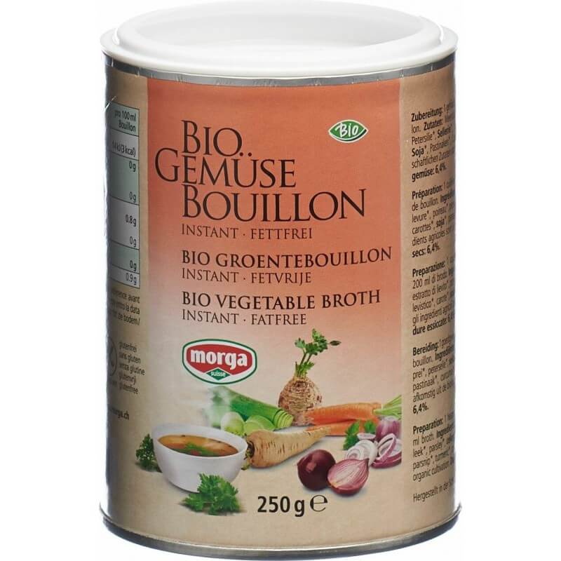 Brodo vegetale Morga senza grassi biologico 250g