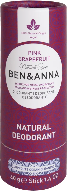 Ben & Anna Deodorante Pompelmo Rosa 40g
