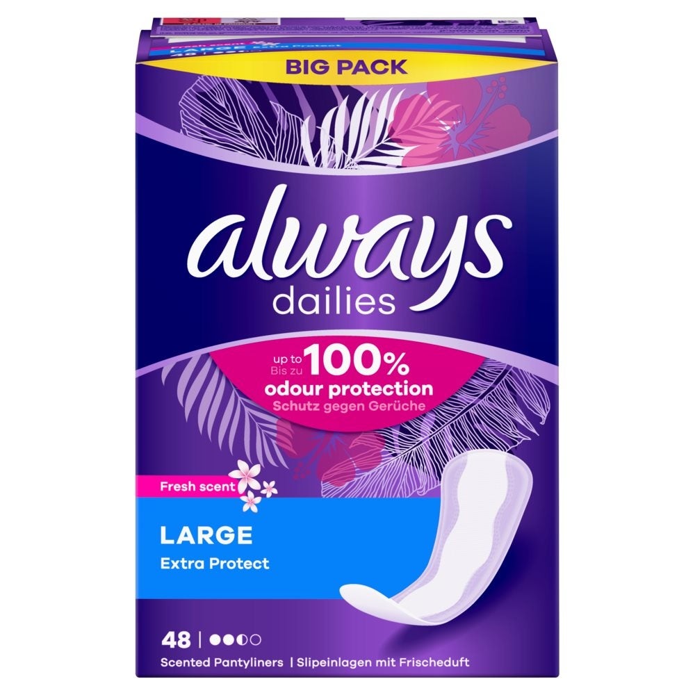 sempre salvaslip Extra Protect Large Fresh BigPack 48 pezzi