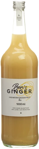 BEN'S GINGER Zenzero Concentrato Biologico Fl 1000ml