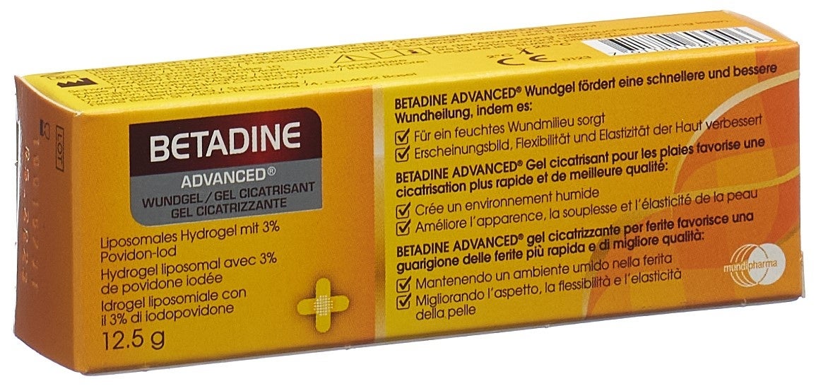Betadine Gel avanzato per ferite 12,5 g