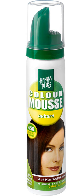 HENNA PLUS Colore in Mousse Auburn 4.56 75ml