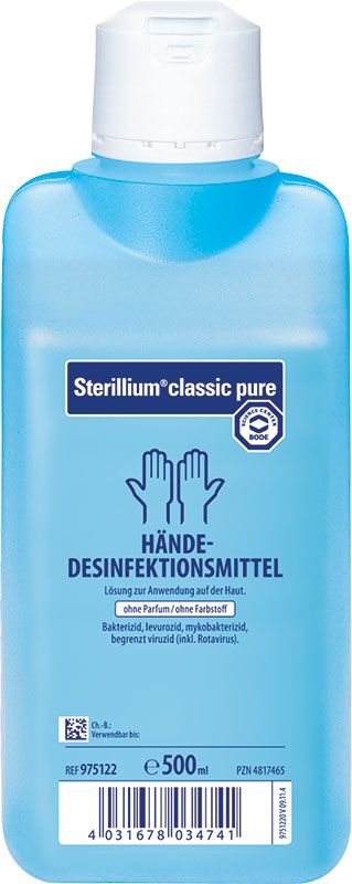 Sterillium classic pure Händedesinfektionsmittel liq 500ml
