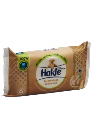 Hakle Idratante Ricco di Pulizia Burro di Karitè Ricarica 38 pezzi