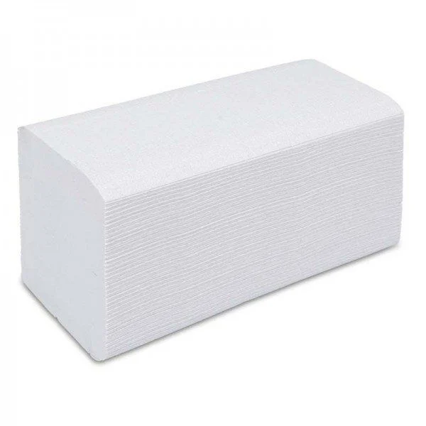 ZVG Asciugamano piegato 23x32cm 2lg bianco Prem Lin 3200 pezzi