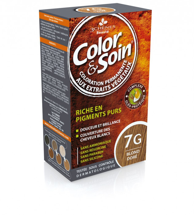 COLOR SOIN Colorazione 7G Biondo Doré 135 ml