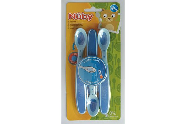 Nuby Soft Flex termosensibile 3 pezzi