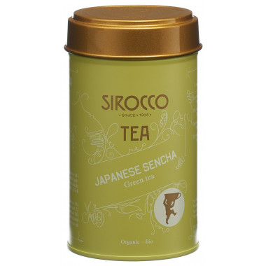 Lattina di tè Sirocco Medio Sencha giapponese 120g